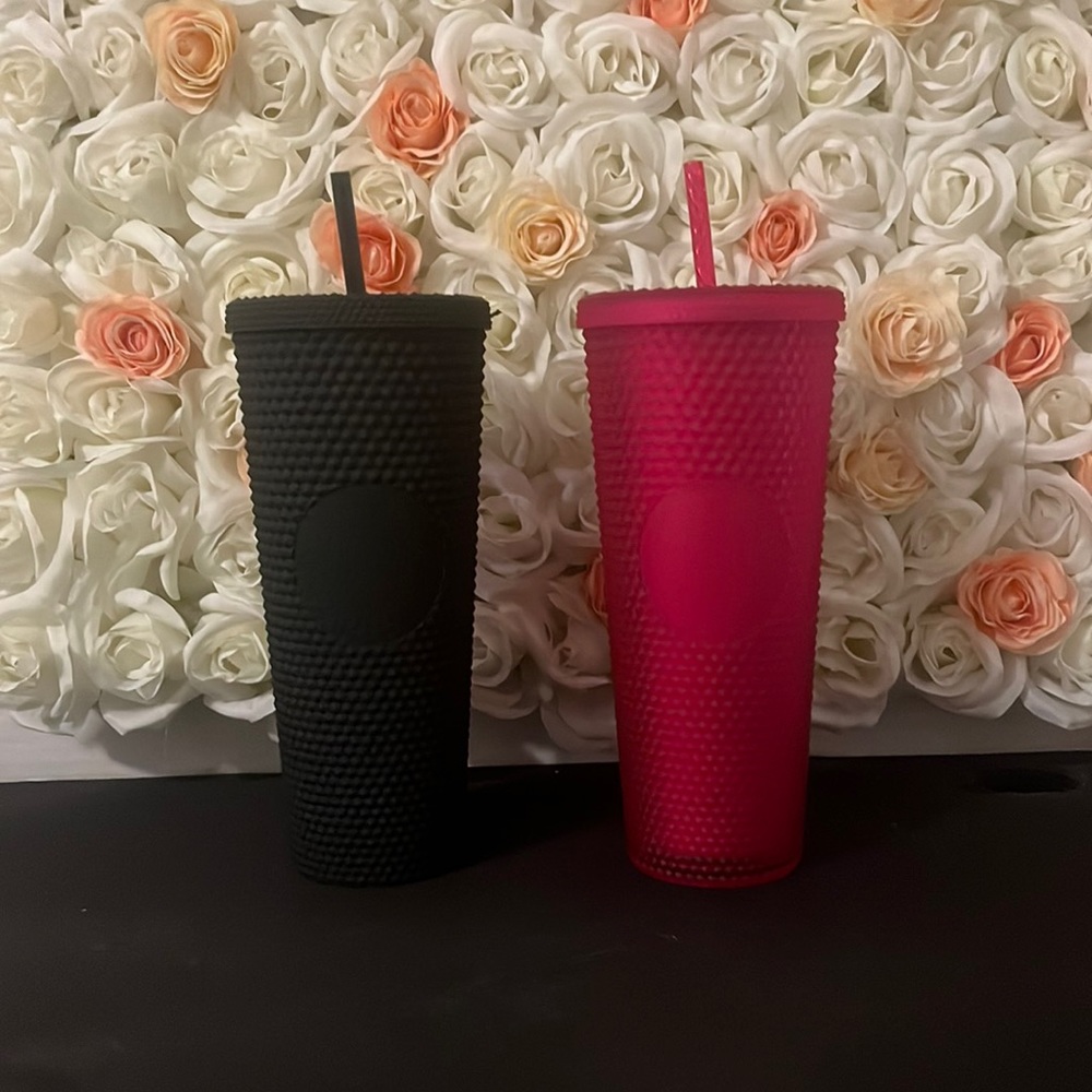 Matte Starbucks cold cups